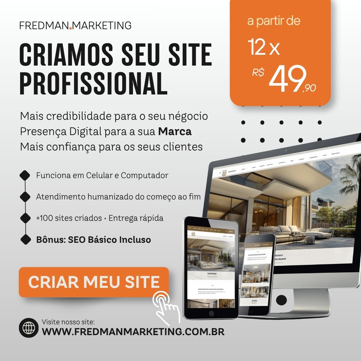 Criação de Sites a partir de 12x de R$ 49,90 — Zuiqe Digital